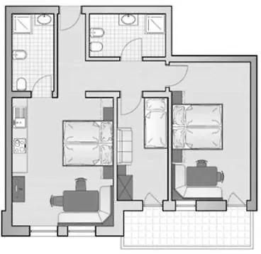 Hotel apartamentowy Apparthotel Sellaronda Arabba